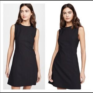 Theory Helaina Black Wool Dress 00 A Line